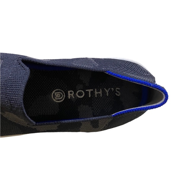 Rothy’s The Slip On Sneaker Grey Camo Print Comfort Casual Size 8.5 - Picture 6 of 10